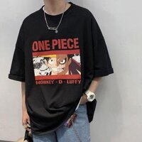 ÁO ONE PIECE HOT Áo Thun Nam Ngắn Tay In Hình Nhân Vật Anime One Piece - AO THUN BÂT KY - M