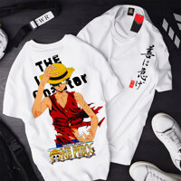 Áo One Piece Luffy ATT-06, Áo thun Anime Manga One Piece Monkey D. Luffy Unisex Nam Nữ - XS 25-34kg