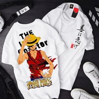 Áo One Piece Luffy Mũ Rơm ATT-06, Áo thun Anime Manga One Piece Monkey D. Luffy Unisex Nam Nữ - M