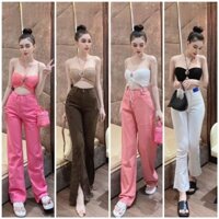 Áo Ống Body Croptop , Dáng Ôm Khoen Ngực Gợi Cảm A5459