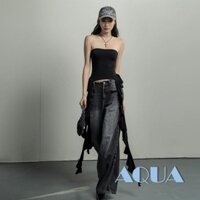 Áo Ống Nhún Bèo Hở Lưng Thời Trang Mùa Hè Cho Nữ