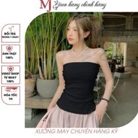 Áo Ống Quây Ngực Ôm Dáng Thời Trang Mùa Hè Quyến Rũ Cho Nữ Áo Tank Top Co Giãn Ngắn Gợi Cảm