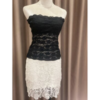 áo ống ren,chân váy ren áo khoác ren