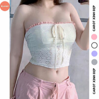 Áo ống tube nữ buộc dây thắt nơ thiết kế sexy sang chảnh, áo kiểu nữ sexy cực tôn dáng Carrotxinhdep