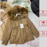 áo parka đại hàn lót lông