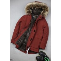 Áo parka lông cừu xuất Hàn cho bé mềm mịn ấm áp