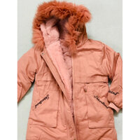 Áo parka lót lông đại hàn cho bé dưới 30kg