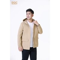 Áo parka nam 2 lớp dáng lửng - Áo parka mũ liền, cửa tay nhám dính - WAJKBD126M