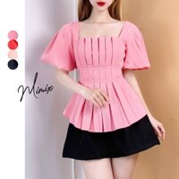 Áo peplum xếp ly ngực MIMIX CC0145