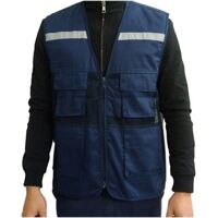 áo phản quang gile lưới mắt nhỏ vải liên doanh Hàn Quốc