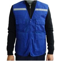 áo phản quang glie LDHQ màu xanh 4 túi