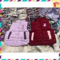 Áo phao bé gái, Gile cho bé 3-8 tuổi gập gọn thành balo đeo vai kiểu dáng khỏe khoắn thời trang