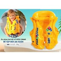 Áo phao bơi INTEX cho bé từ 3- 6 tuổi 58660(dưới 30kg)