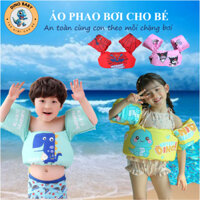 Áo Phao Bơi Trẻ Em Áo Phao an toàn tập bơi Nâng Đỡ Ngực Kèm Phao Tay hình kuromi siêu nhân cho Bé 2 - 6 tuổi 14 - 25 kg
