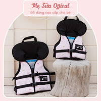 Áo Phao Bơi Xuất Hàn Cho Bé Áo Cứu Hộ Có Tay Cầm Và Còi Thổi Dây Đeo Điều Chỉnh Mẹ Sữa Đà Nẵng