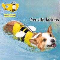 Áo phao cho chó vui nhộn Đồ bơi cho chó Đồ bơi cho thú cưng Áo Vest an toàn cho chó nhỏ, vừa và lớn, Đồ bơi cứu hộ Áo phao cho thú cưng Quần áo thú cưng, Áo Vest Bộ đồ phao thú cưng dễ thương