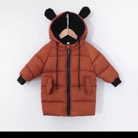 Áo phao dáng dài cho bé