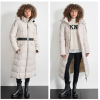 Áo phao đi lạnh dáng dài DKNY (-30•C) , áo khoác đi tuyết, áo phao nữ đi âm độ