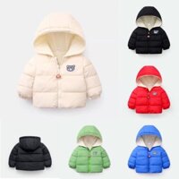 ÁO PHAO GẤU LÓT NỈ SIÊU ẤM CHO BÉ
