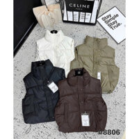 Áo phao gile nữ , áo phao không tay nữ