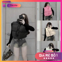 Áo Phao gile Nữ crotop  , Áo khoác gile Nữ có  thaitranboutique1995 thái_trần_boutique