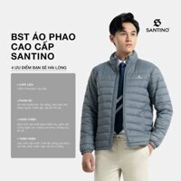 Áo Phao Giữ Nhiệt Nam Siêu Nhẹ SANTINO Chống Thấm Nước Form Dáng Vừa Vặn 31
