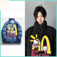Áo phao HelloKitty KID BATTLE full 5 màu - Áo phao bông mặc mùa đông - Chất liệu dày dặn