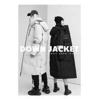 Áo phao lông vũ dáng dài nam nữ unisex đại hàn