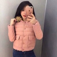 Áo phao lông vũ - mũ lông