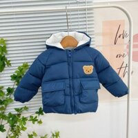 Áo Phao Mặt Gấu Giữ Ấm Mùa Đông Cho Bé, Áo Khoác Béo Mùa Đông Cho Bé Trai Bé Gái KidsHouse