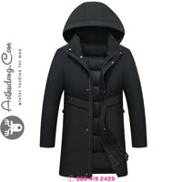 Áo phao nam dáng dài trần bông (ATD-429)