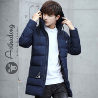 Áo phao nam dáng dài xanh navy (ATD-107)