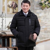 Áo phao nam lót lông mũ rời (ATD-441)