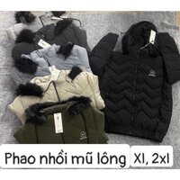 ÁO PHAO NAM MŨ LÔNG