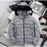 Áo Phao Nam Mùa Đông Trần Bông Dày Dặn Có Mũ Tháo Rời ,Áo Khoác Phao Nam KOU