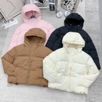 [ÁO PHAO NHUNG LÌ CAO CẤP SẴN] Áo Khoác Phao Nhung lì nữ, Áo Phao Béo Hàn Quốc Chần Bông Dáng Ngắn Có Dây Rút Mẫu Mới 20