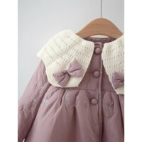 Áo phao Nơ Quảng Châu cho bé gái