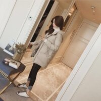 Áo phao nữ dáng dài