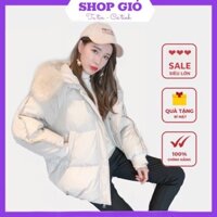 Áo Phao Nữ Dáng Ngắn Mùa Đông Áo Khoác nữ uzzlang phong cách Hàn Quốc Shop Gió AP002