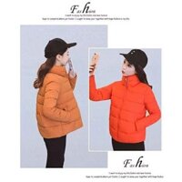 Áo phao nữ dáng ngắn