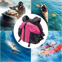Áo phao phao nổi có thể điều chỉnh Áo phao cứu sinh phản quang để câu cá chèo thuyền [Fanicas.vn]