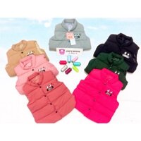 Áo Phao sát nách cổ 3 phân siêu đẹp cho Bé