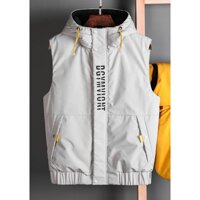 Áo phao sát nách nam nữ siêu nhẹ, trẻ trung và năng động KN4 - Đen,M 45-55KG