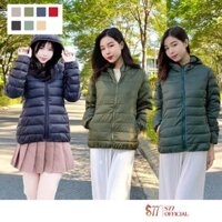 Áo phao siêu nhẹ có mũ nhiều màu S77.SP011311.SP011310