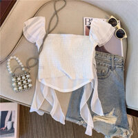 ÁO PHỐI BÈO NHÚN THUN SAU