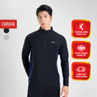 Áo phông active nam CANIFA dài tay fit body phối line 8TL24W006