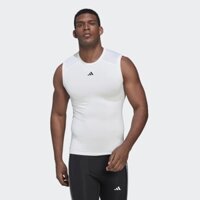 Áo Phông Adidas Chính Hãng - Techfit Training Sleeveless Tee - Trắng | JapanSport HD3529