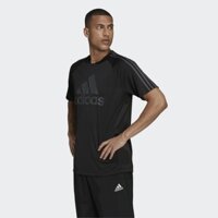 Áo Phông Adidas Chính Hãng - AEROREADY SERENO LOGO TEE - Đen | JapanSport H28928