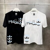 Áo phông Adidas nam nữ cổ tròn tay ngắn chất cotton basic , Áo Thun Nam Nữ Cộc Tay Mềm Mịn Thấm Hút Mồ Hôi