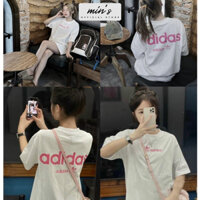 Áo Phông ADIDAS Nam Nữ Unisex, Áo Thun Nam Nữ Form Rộng Vải Cotton 2 Chiều Cao Cấp Hot Trend 2024